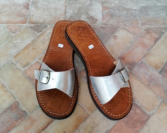 Moroccan leather sandals for women - handmade - high-quality Moroccan craftsmanship