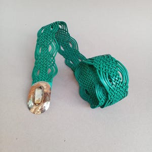 Braided belt for women/Boho leather belt/Wide belt for women/Moroccan leather belt/Handmade belt