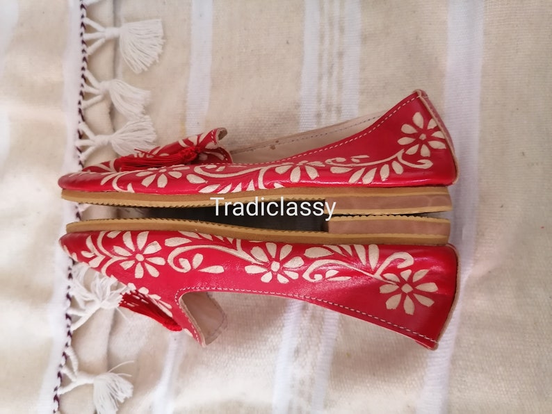 Women/'s ballerinas in authentic leather gift for her soft leather women/'s shoes,Women/'s handmade leather mules