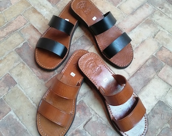 Moroccan leather sandals for women - handmade - high-quality Moroccan craftsmanship