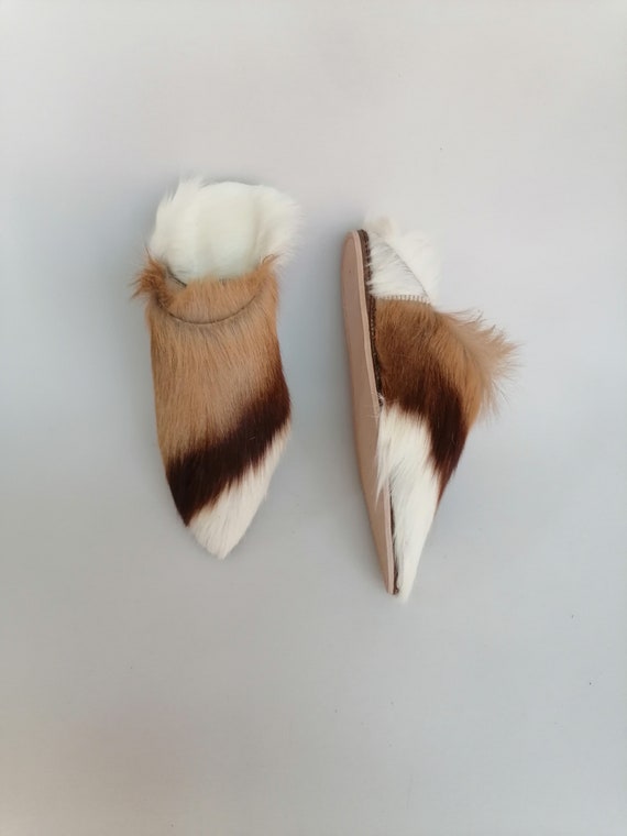 Babouche fourrure hot sale