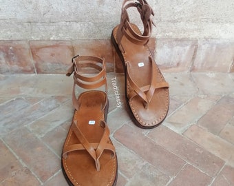 Moroccan leather sandals for women - handmade - high-quality Moroccan craftsmanship