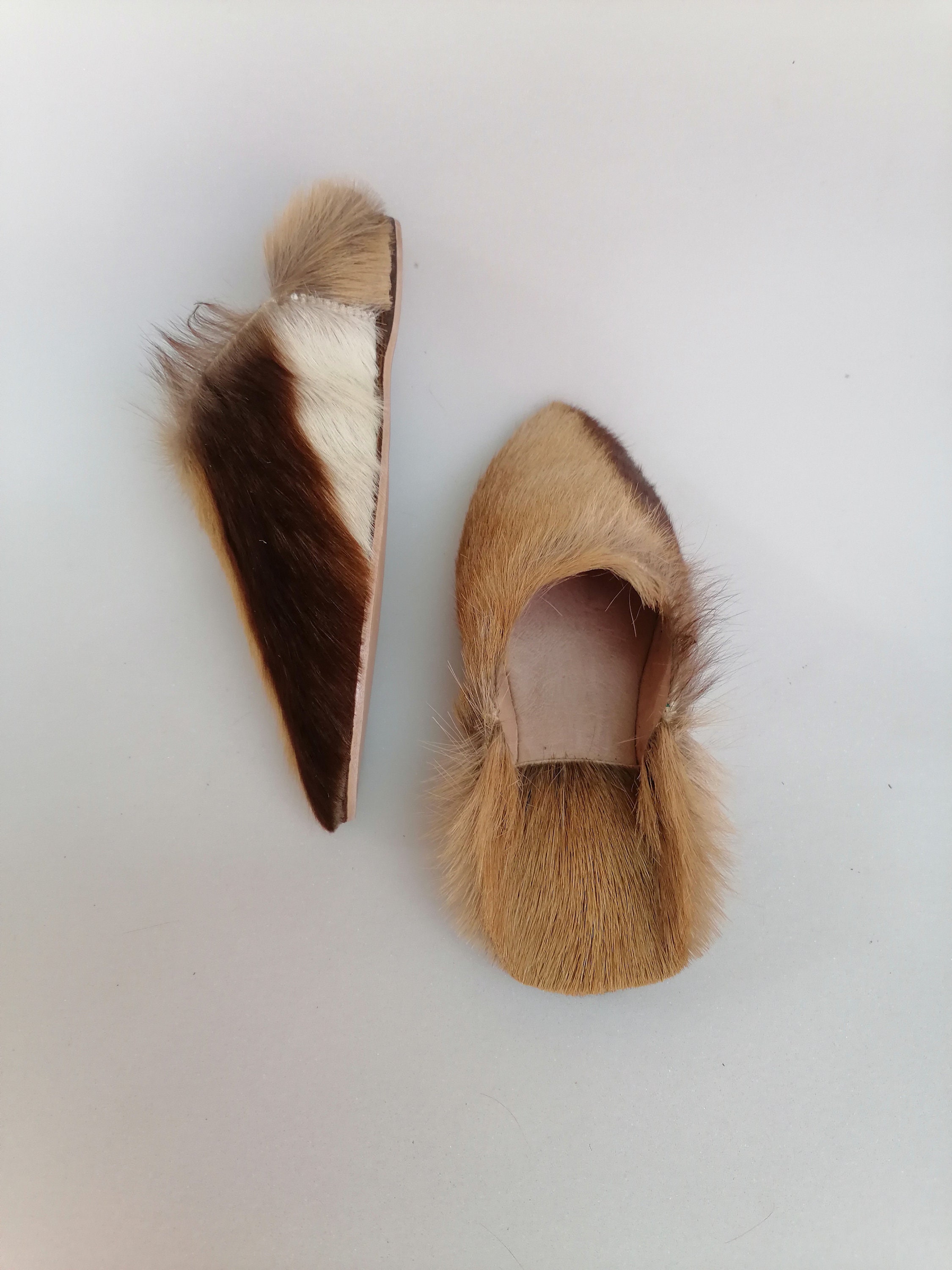 Buy Women s Slipper From Goat Hair Goat Skin Slipper Hand Sewn