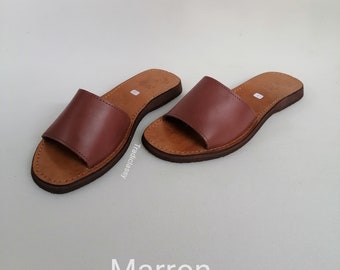Moroccan leather sandals for women - handmade - high-quality Moroccan craftsmanship
