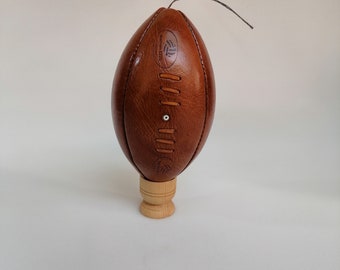 American football ball, hand-sewn leather ball
