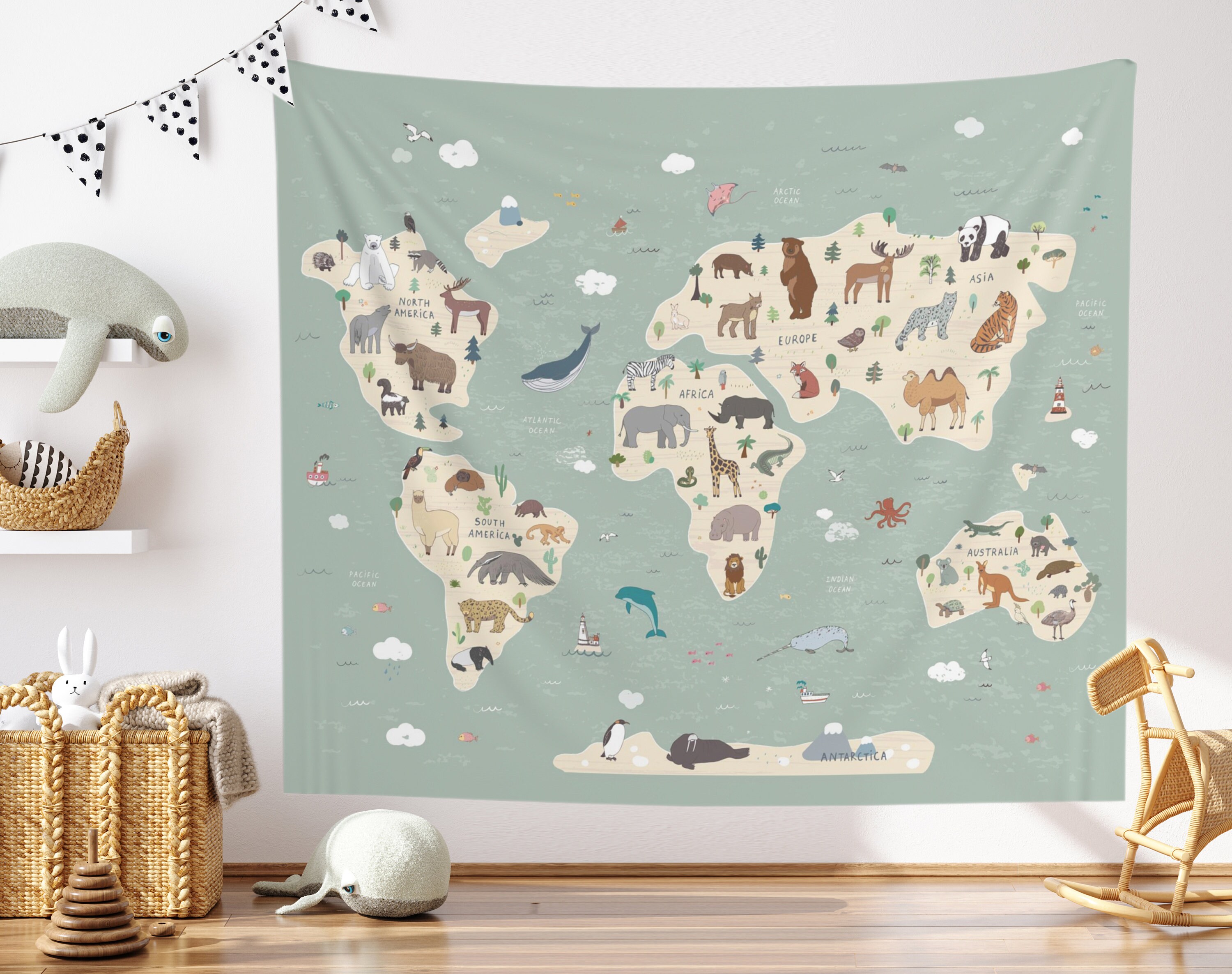 Kids Room Tapestry Etsy Canada