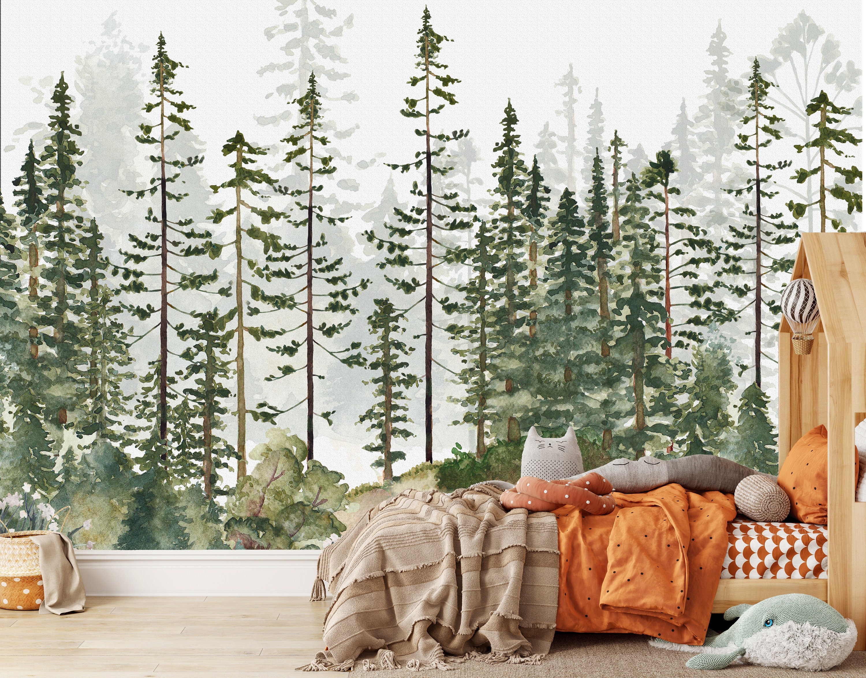 RIFLE PAPER CO 45 sq ft Juniper Forest Premium Peel and Stick Wallpaper  PSW1198RL  The Home Depot