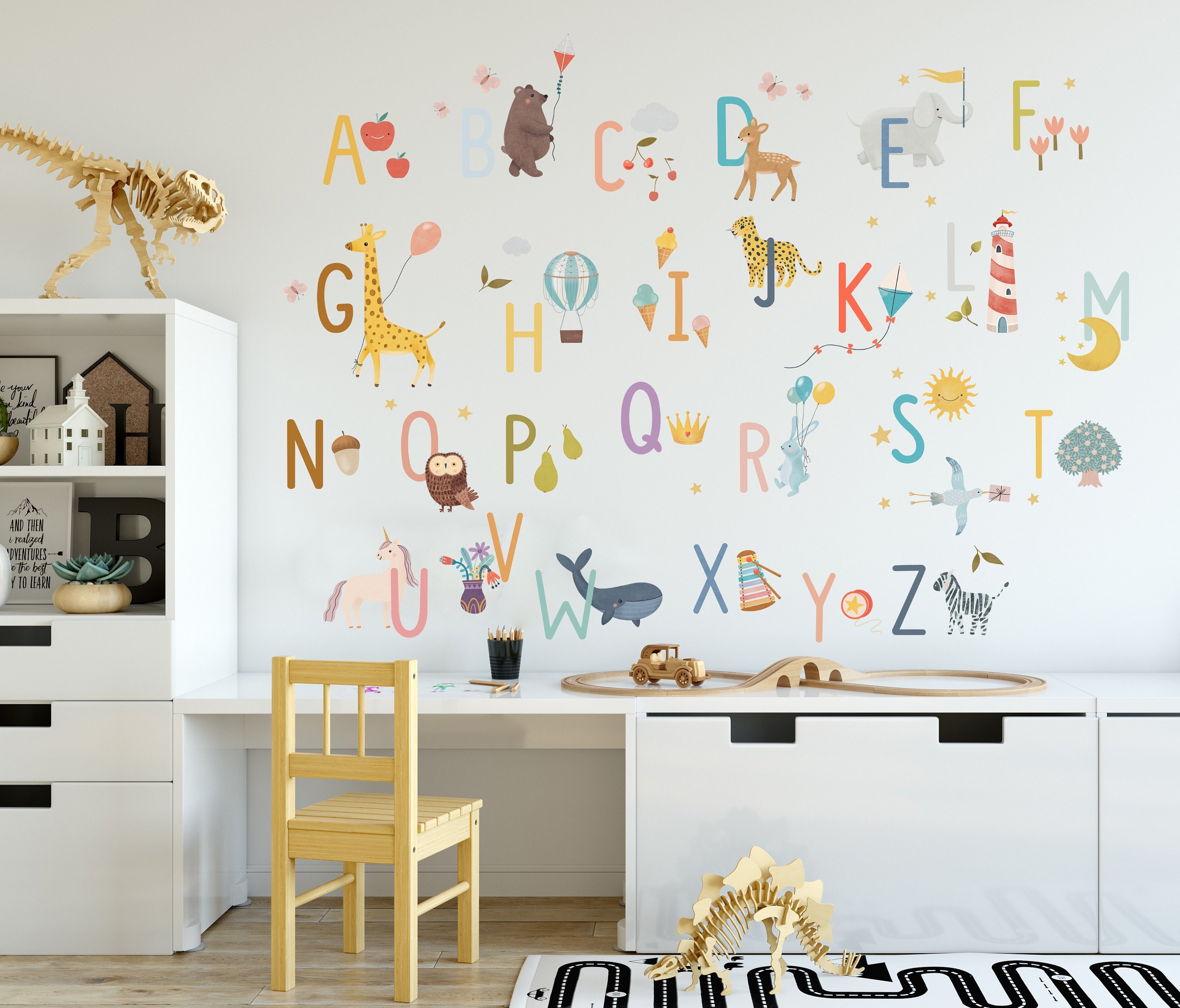 Stick on wall sale letters