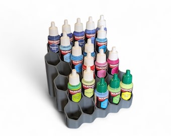 Ultimate Interlocking Paint Station for 18ml Paints (Army Painter/AK/AMMO/Vallejo)
