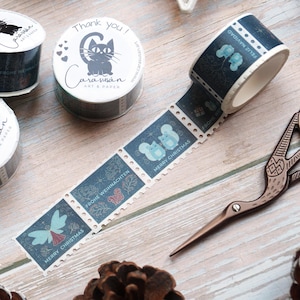 Washi Tape Stempels Kerstmis | Stickers voor scrapbooking, journaling en decoratie