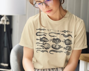 Dustin clothing series Sea Ocean Marine Aquatic Fish Life Soft T-Shirt Tee Printed Pocket Blue Dustin clothing series Sea Ocean Marine Aquatic Fish Life Soft T-Shirt Tee Printed Pocket Blue