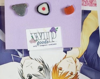 Pendientes cesta de frutas