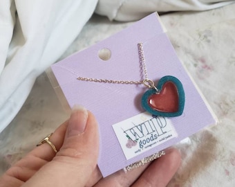 Collares de pedazo de corazón