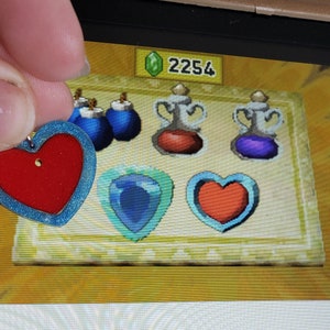 Heart Container Earrings & Necklace
