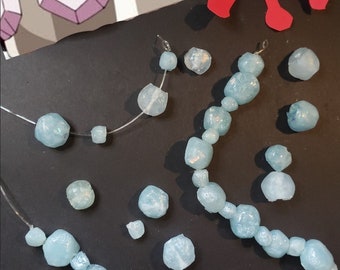 Diadema ninja con cuentas para cosplay