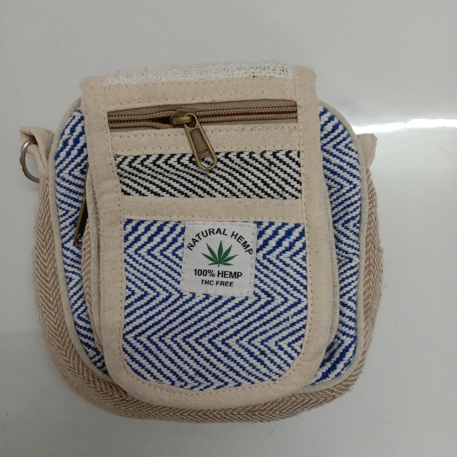 Himalayan Pure Hemp Sling bag Combo / Natural Unisex Shoulder Etsy