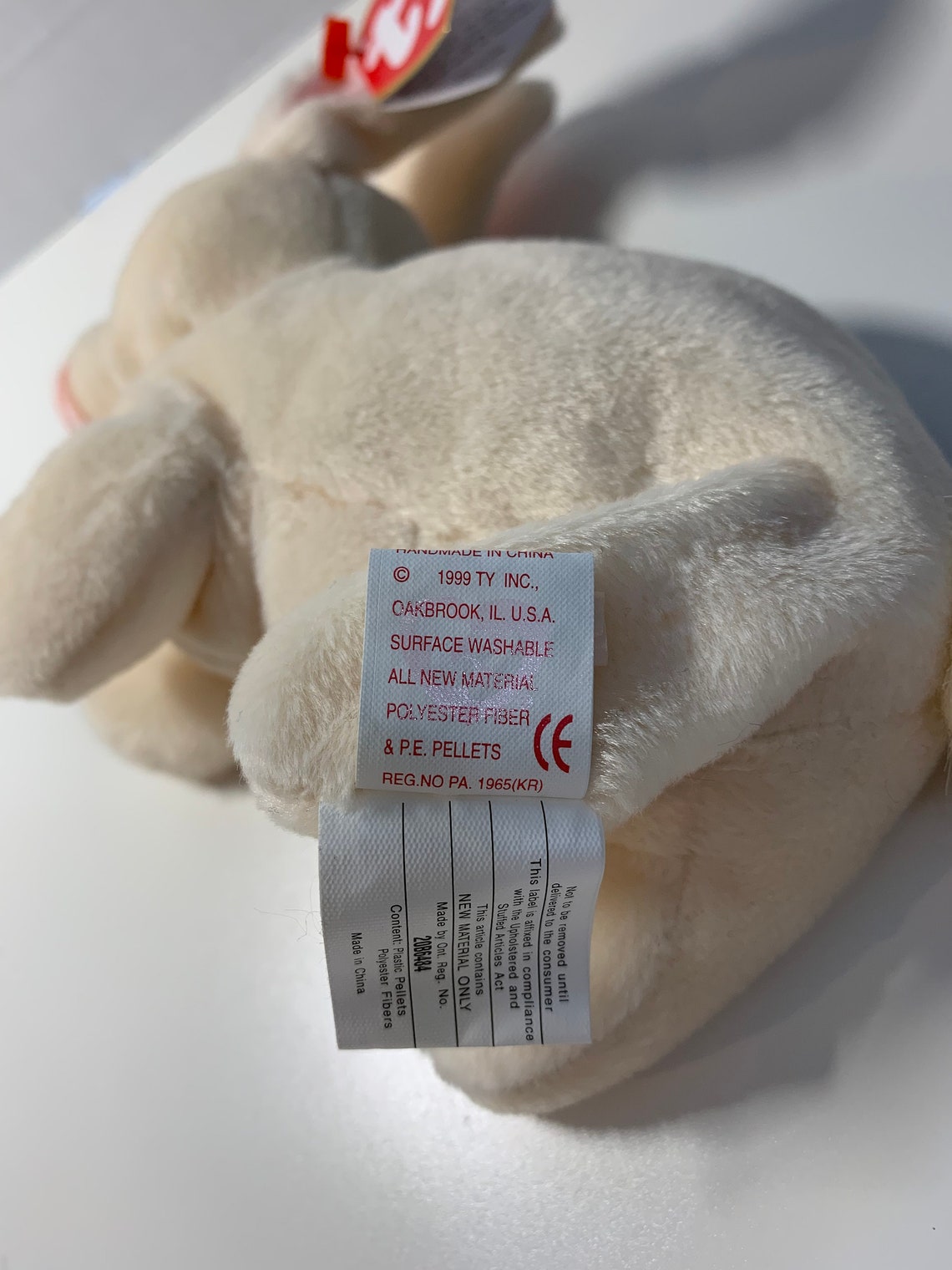 TY Beanie Baby NIBBLER the Vintage Bunny With Errors Etsy