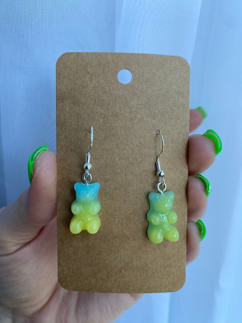 Gummy bear earrings