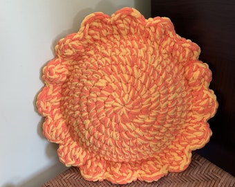 Crochet Sun Pillow Plush *Pattern*