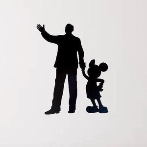 Mickey Mouse and Walt Disney Custom Metal Wall Sign Home Decor