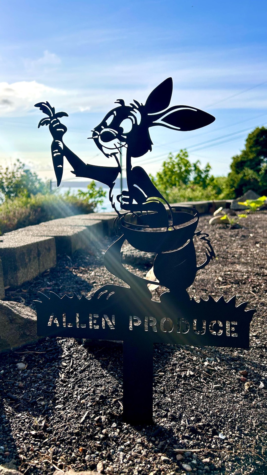 Personalized Rabbit Garden Sign Inspired by Winnie the Pooh - Etsy