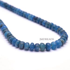 Neon Apatite 7mm Rondelle Beads Genuine Apatite Gemstone Beads