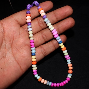 colorful necklace Making Beads, DIY gemstone necklace, multi gemstone bracelet, opal bracelet, rainbow necklace