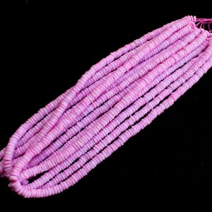 Barbie Pink Opal Perlen, Glatte Heishi Reifen Perlen, Opal Plain Heishi Perlen, Größe ca 6 MM 7 MM, Hochzeitsgeschenke