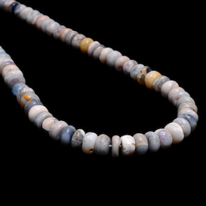 Natural Australian Opal Beads Smooth Rondelle shape 5mm 6mm 7mm 8mm Crystal Lovers Jewelry Wholesale Gemstone Beads