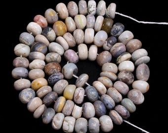 AAA Grade Australian Natural Opal Beads, Smooth Rondelle Shape, 16 Inch, 5 6 7 8 mm Approx, Wholesale Price, DIY Personalized Jewelry