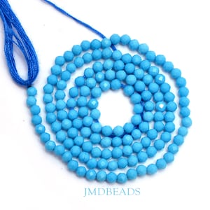 2mm Blue Turquoise Color Seed Stone Beads for Personalized Jewelry Making