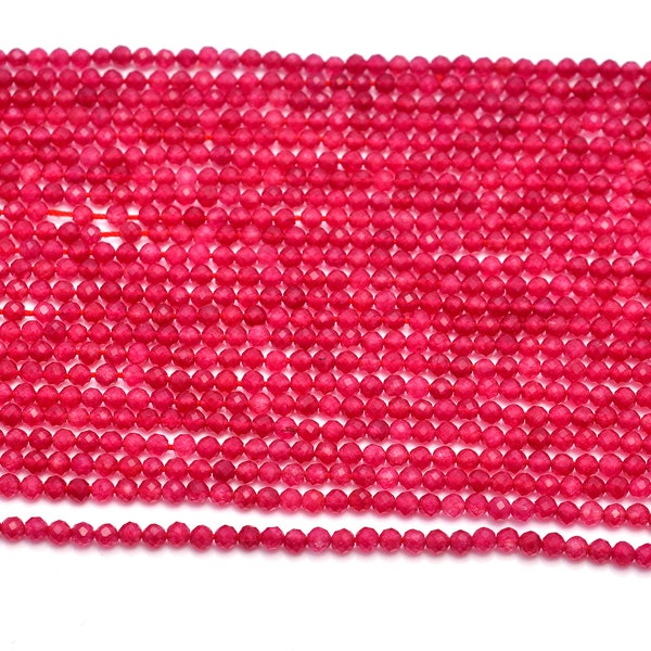 Red Quartz Jewelry making Beads, Tiny Micro Stone Beads, Personalized Jewelry Beads