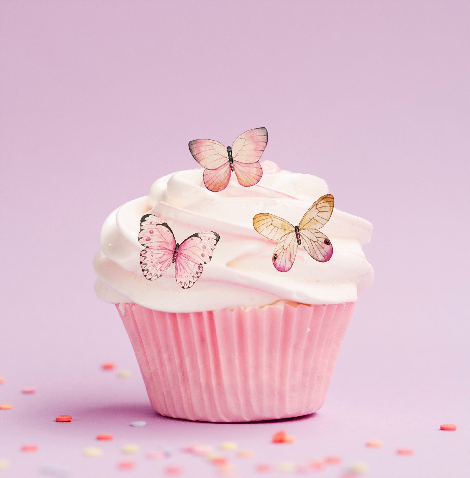 Wafer Paper Butterfly Cake Pops • Pint Sized Baker