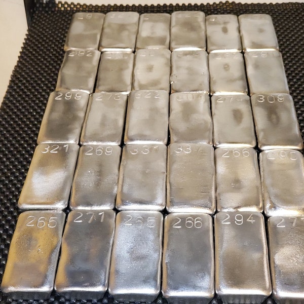 Fine Pewter Britannia Alloy Ingots