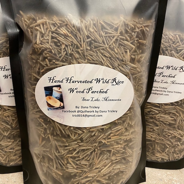 Hand Harvested Wild Rice - Woodfire Parched