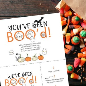 You&#39;ve Been Boo&#39;d, Fun Neighborhood Halloween Game, Boo!, Halloween Fun for Friends and Neighbors, Teachers and Office Halloween Activity