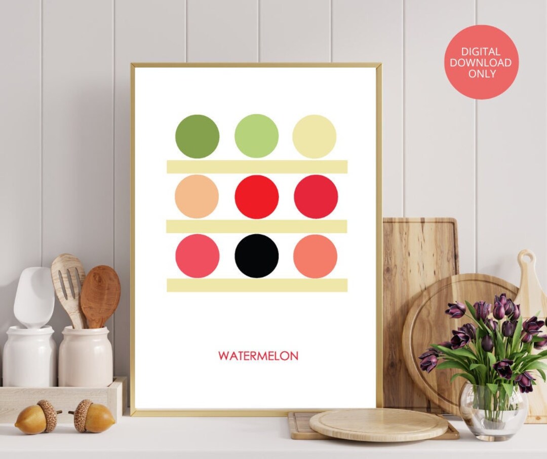 Watermelon Color Palette Digital Download - Etsy