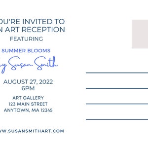 Editable Postcard Template, Marketing Collateral for Small Business - Etsy