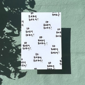 Postkarte "Oh Baby"