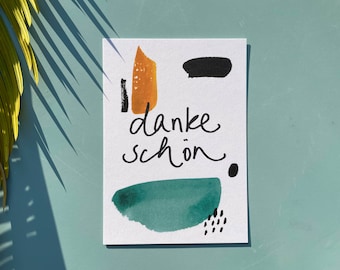 Postcard "Thank you"