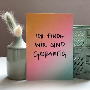 Cartolina "Penso che siamo grandi"