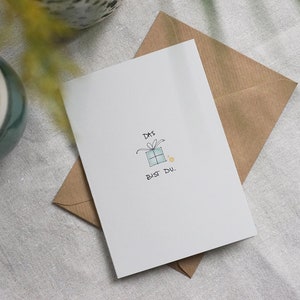 Klappkarte "Das Geschenk bist du"