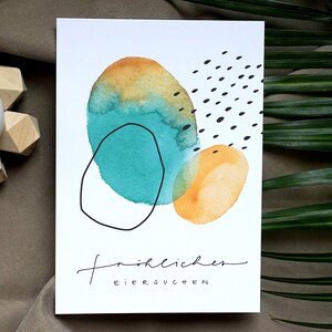 Cartolina "Buona caccia alle uova" Cartolina di Pasqua