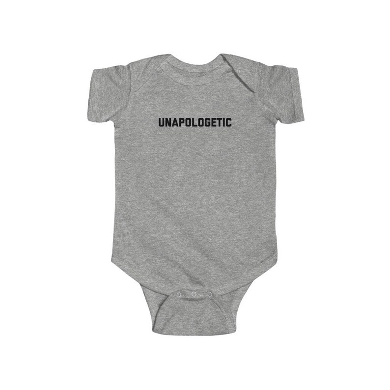 BLM Baby Onesie Melanin Bodysuits Unisex Kid One-piece Infant Kids Clothes Jersey Bodysuit Unapologetic Baby Onesie