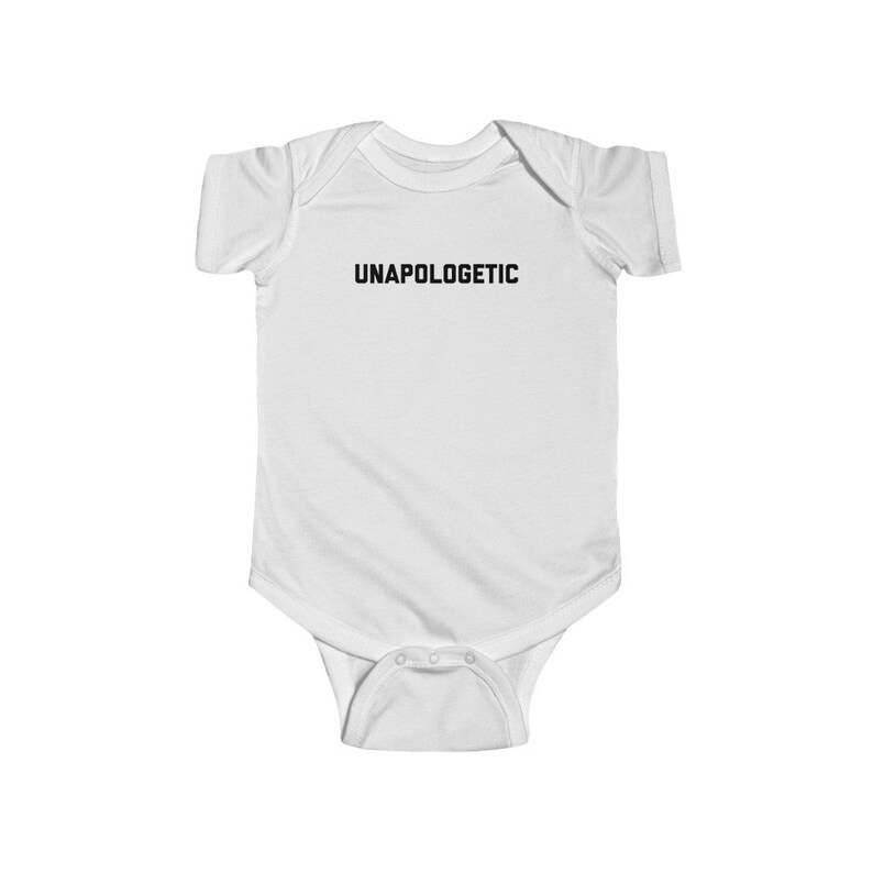 BLM Baby Onesie Melanin Bodysuits Unisex Kid One-piece Infant Kids Clothes Jersey Bodysuit Unapologetic Baby Onesie
