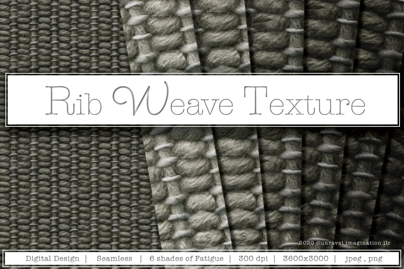 Seamless Pattern of Rib Weave Texture Digital Download in Etsy