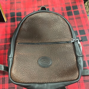 Small Leather Backpack