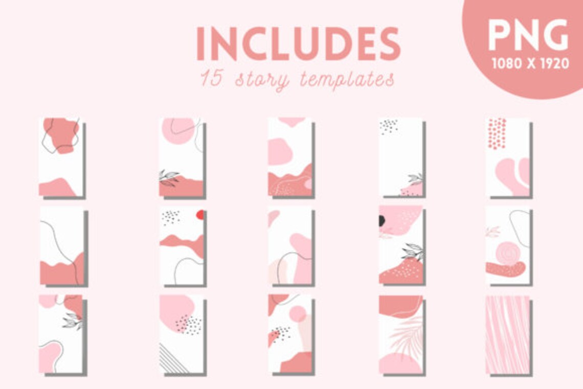 30 Pink Background Instagram Story Ig Highlight Covers Etsy
