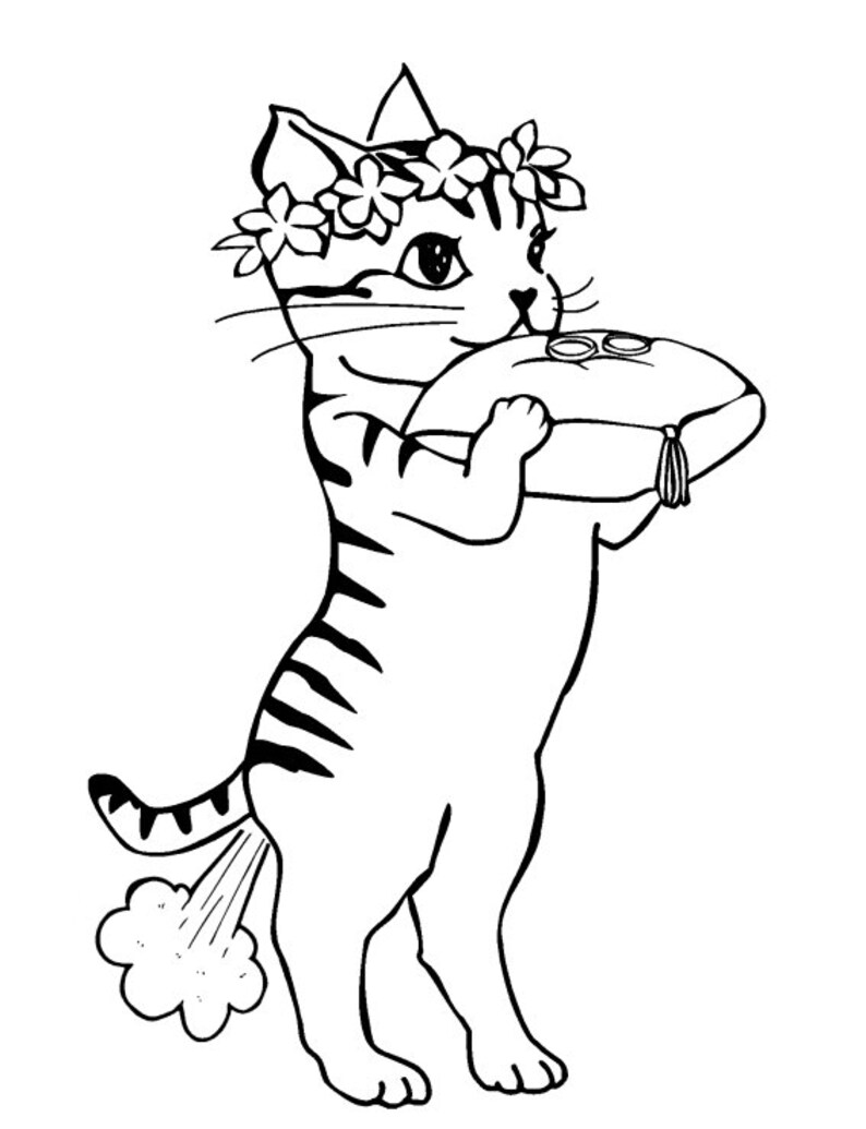 Cat Farts Coloring Book Cat Coloring Best Kids Coloring Etsy Ireland