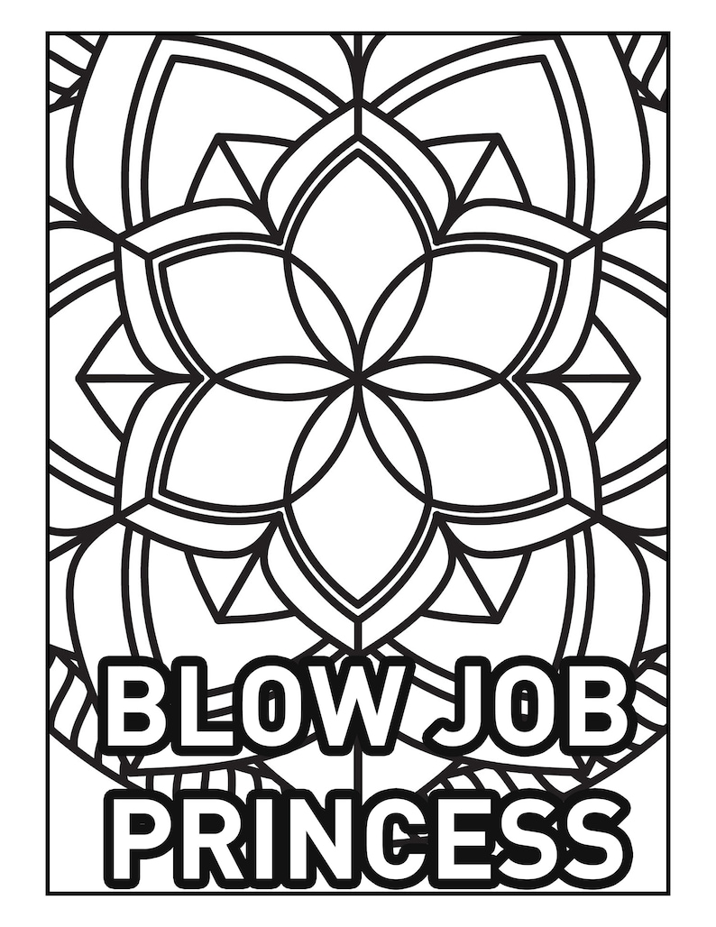 vulgar swear words adult coloring book best adult coloring etsy